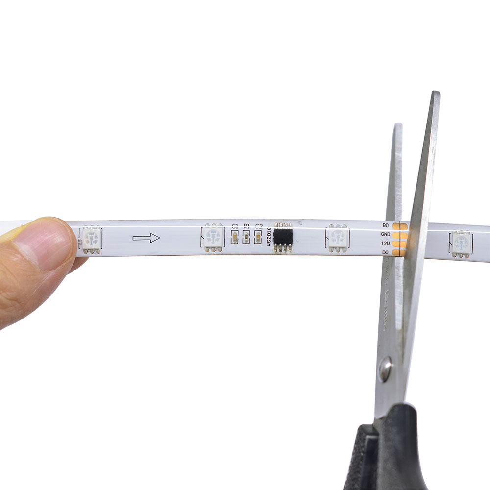 DC12V WS2818(Update WS2811) 5050SMD RGB, Breakpoint-continue,150 LEDs Addressable Digital Strip Lights, Waterproof Dream Color Programmable Flexible LED Ribbon Light, 5m/16.4ft per Roll DC12V WS2818(Update WS2811) 5050SMD RGB, Breakpoint-continue,150 LEDs Addressable Digital Strip Lights, Waterproof Dream Color Programmable Flexible LED Ribbon Light, 5m/16.4ft per Roll